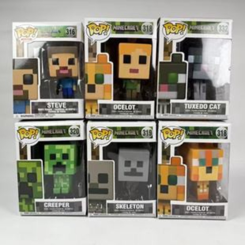 Party Games Minecraft - Funko Minecraft 스티브 크리퍼 피규어 게임