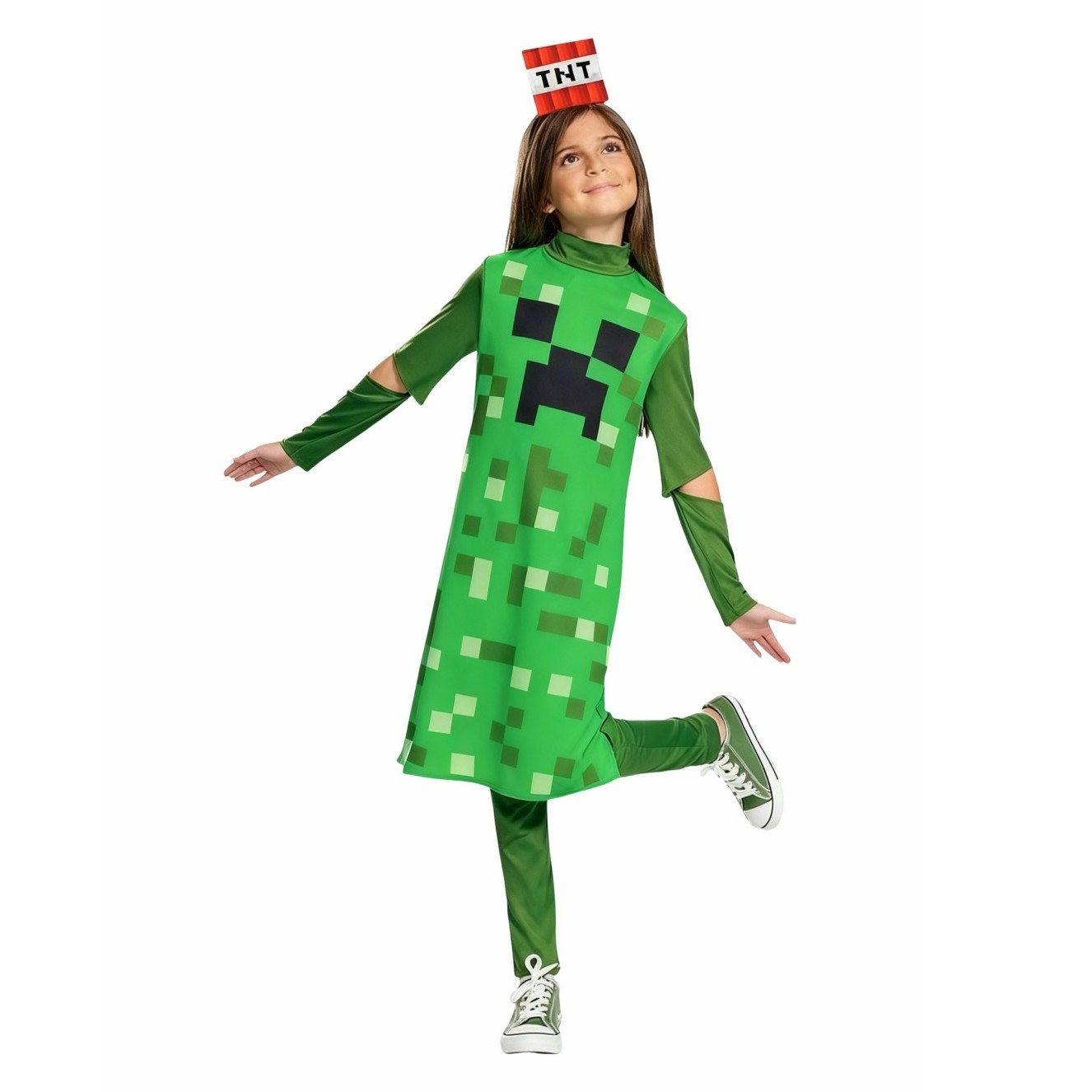 크리퍼 소녀 클래식 어린이 의상 게임 코스프레 의상 할 - Party Games Minecraft 리뷰 및 가격