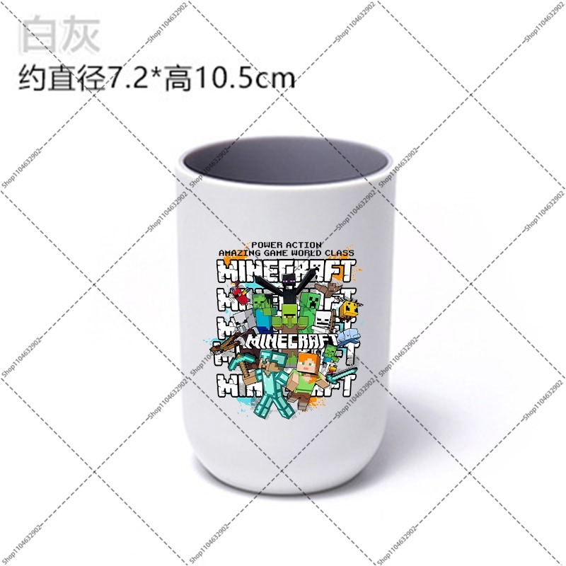 마인크래프트 스타일 칫솔컵 커플 여행용 휴대용 칫솔컵  - Party Games Minecraft 리뷰 및 가격