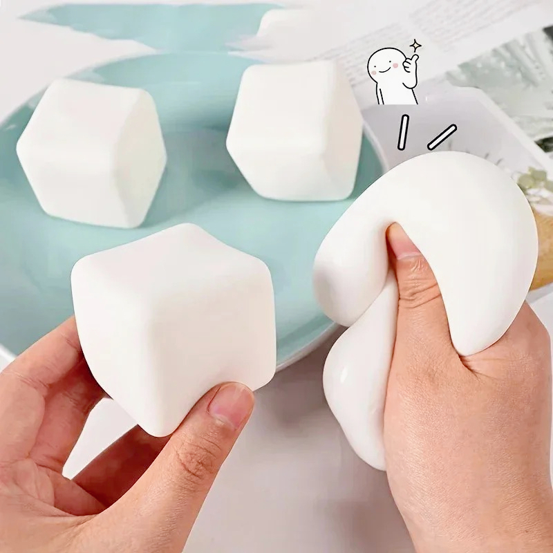 1개입 두부 모양 소프트 핀치 슬로우 리바운드 스퀴즈  - Party Games Easter For Kids 리뷰 및 가격