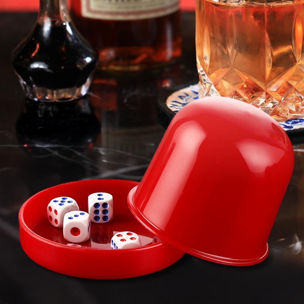 6개 도트 주사위가 있는 1세트 주사위 컵, 수동 쉐이 - Party Games No Equipment 리뷰 및 가격